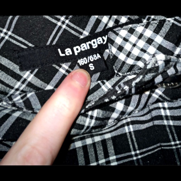 La Pargay Black and White Plaid Shorts - Picture 3 of 7